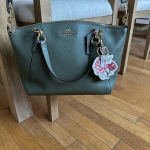 Coach Green Leather Bag